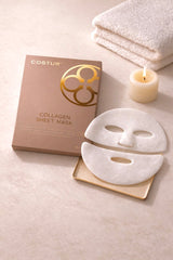 Collagen Sheet Mask - 28g (5 stuks) - Verstevigd en revitaliseert de huid met collageen voor een gladdere huid.